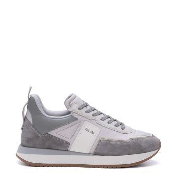 SUEDE AND FABRIC SNEAKERS SEAN